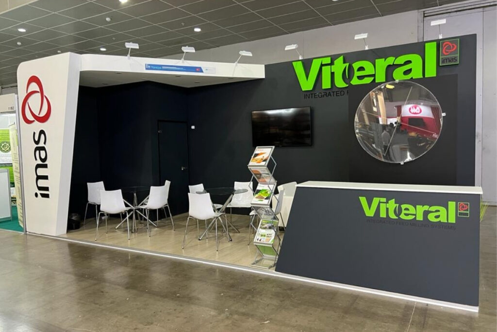 Viteral custom exhibition booth in Cologne by Orvex Expo